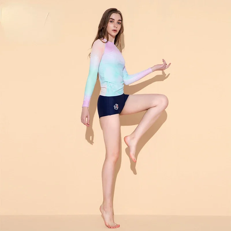 

Solid Swim Skirt Korean Style Beach Wear 2023 Newest Women Two Piece Swimsuit Colorful Push Up Swimwear Bathing Suit Dropship