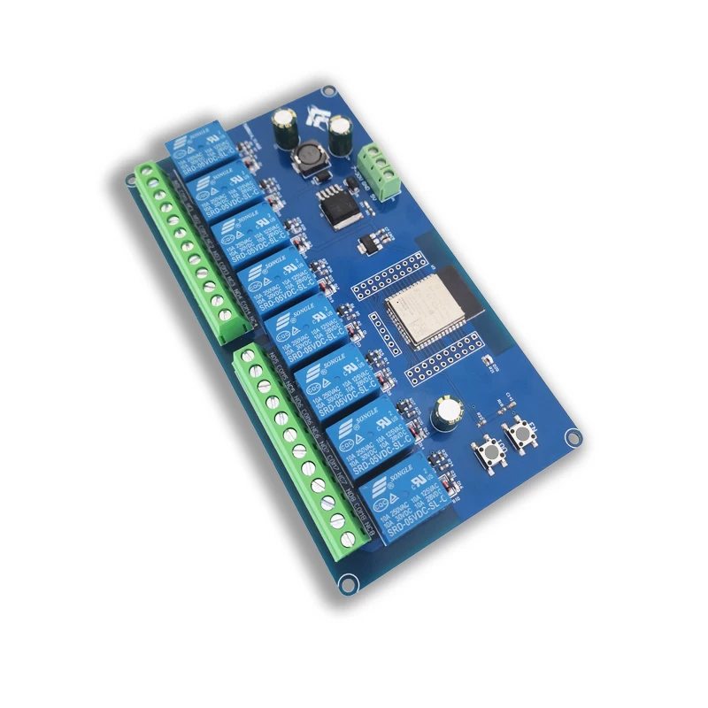 Placa de Desenvolvimento do Módulo de Relé Wifi Canais Esp8266 Esp32 Esp12f Esp32-wroom dc 5v 728v - Image 4