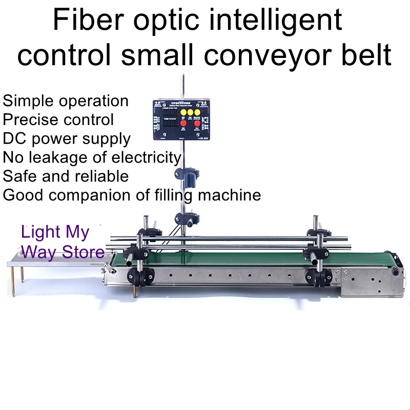 Fiber optic intelligent sensor control small conveyor belt conveyor assembly line dispensing automation filling machine jgmaker 3d printer magic diy kit fast assembly large print size 220 220 250mm filament sensor usa uk germany russia warehouse 3d