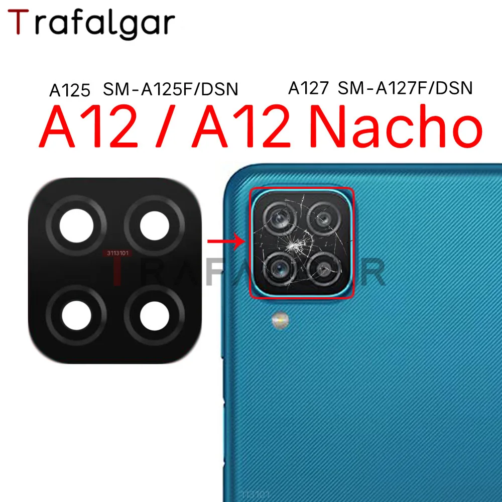 Premium Rear Camera Glass Lens Replacement for Samsung Galaxy A12 Series