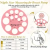 Silicone Double Sides Nipple Measuring Ruler Tool Efficient Breast Pump Feeding Supply Breastpump Accessories for New Mothe Baby 4