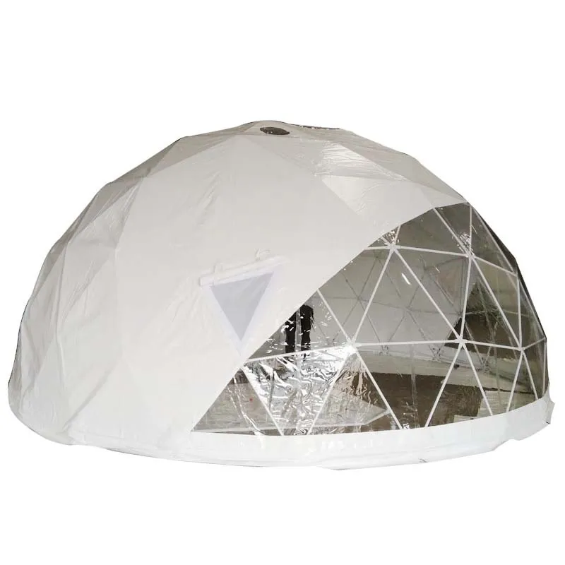 

Наружный куполообразный домик для кемпинга диаметром 4 м Igloo, прозрачный геодезический купол