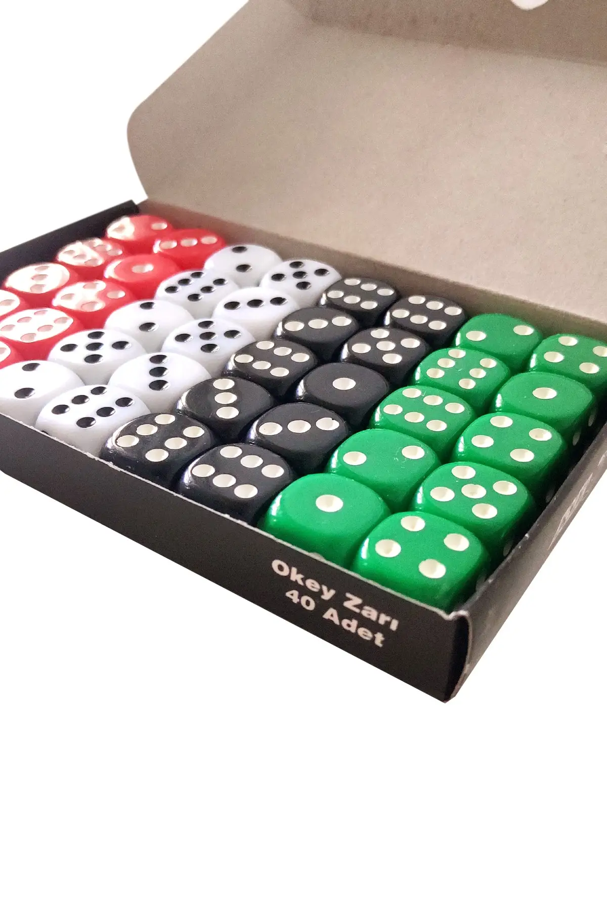 

Colorful Okey Dice 40 Pieces Plastic Quality Play Dice Backgammon Groups Hobby & Fun Life