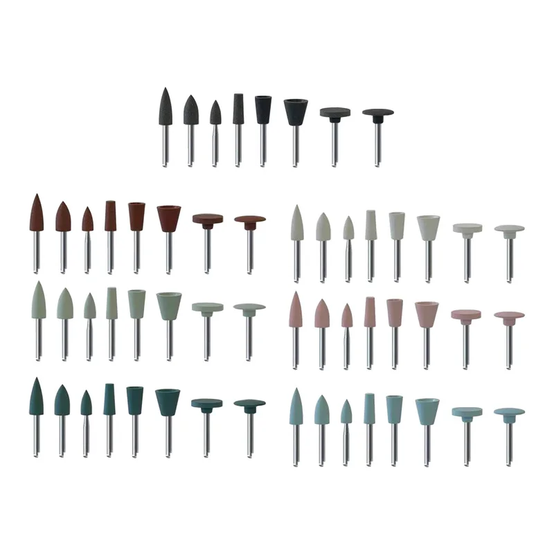 8pcs/set Dental Polishing Bur Kit Porcelain Teeth Polisher Composite Resin  Polishing Kit Dental Materials - AliExpress