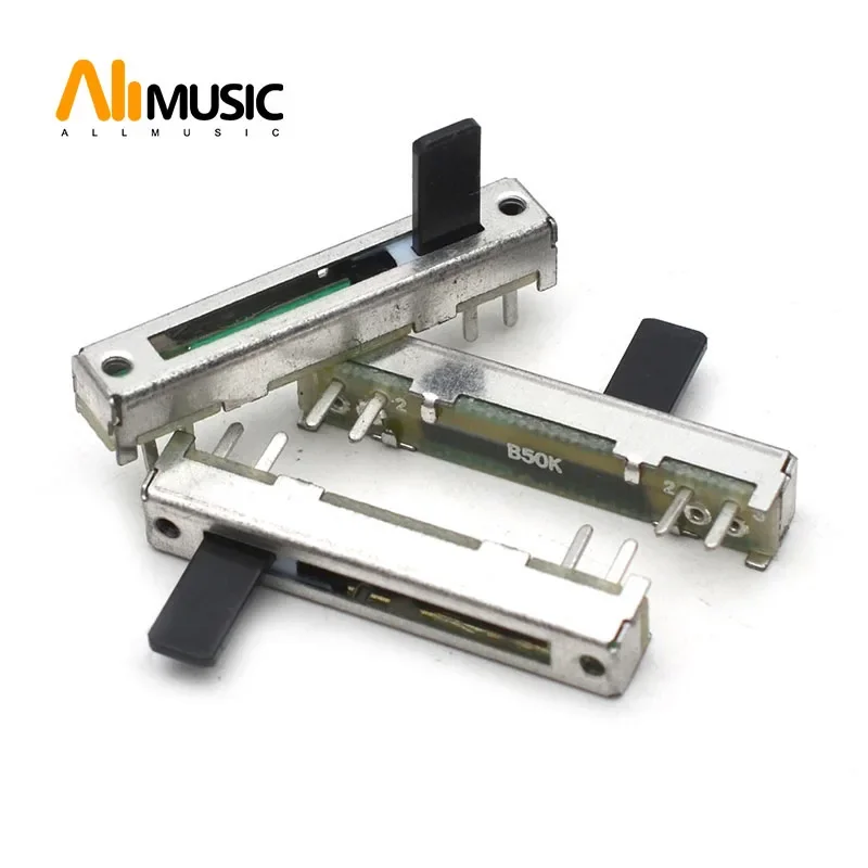 50Pcs Resistor B50K Ohm Potentiometer 50K Slide Adjustment for LC-5 Equalizer Repair Guitar Parts