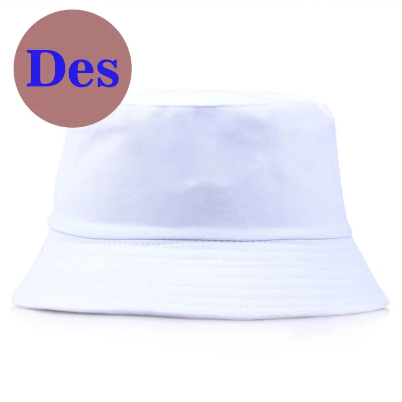 

Classic Reversible Bucket Hat Fashion Girl Summer Sun Beach Fisherman Cap Man Cool Cotton Panama Hats 7 Colors Solid Visor Caps