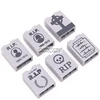 Marumine 10PCS Halloween Printed Tombstone Blocks 1x2x2 Graveyard Bricks 3245 Compatible DIY Classic MOC Building Accessories 4