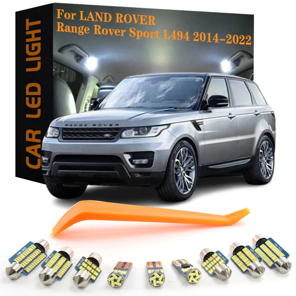 19pcs Canbus Car LED Interior Lights For Land Rover Range Rover Sport ...