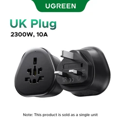 Universal Travel Adapter Extension Socket with Multi - Country Plug Converter (UK - Plug)