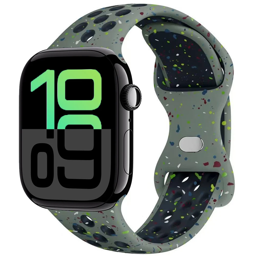 Premium Soft Silicone Band with Metal Buckle