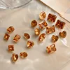 Maillard Brown Crystal Geometric Rhinestones Heart Snowflake Tip Bottom Zircon Pile Drill Nail Art Decoration Manicure Accessory 1