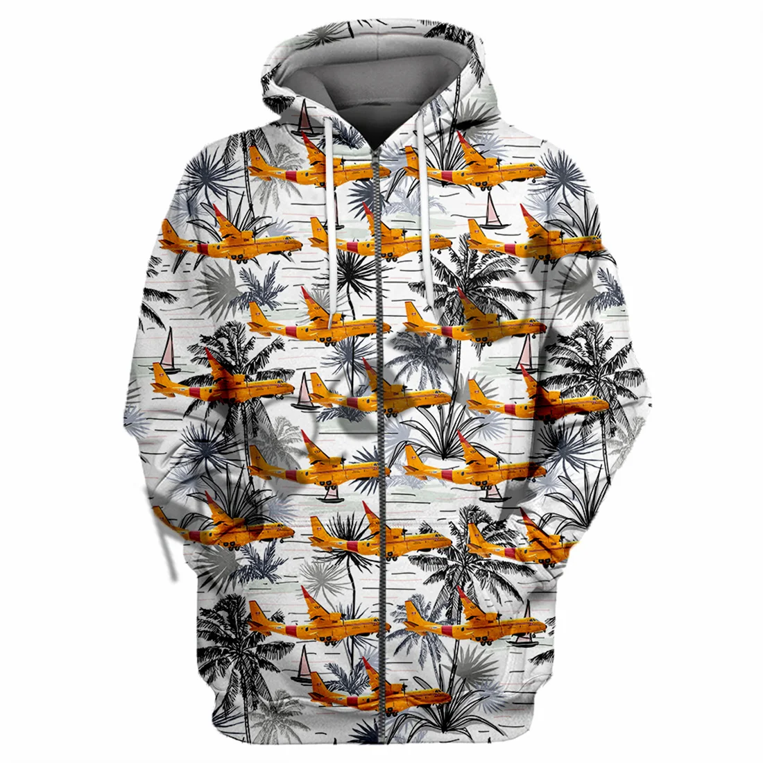 

Small Reconnaissance Aircraft 3D All Over Printed Full Body Men's Jacket Harajuku Hooded Unisex Casual Street Sweatshirt Hombre