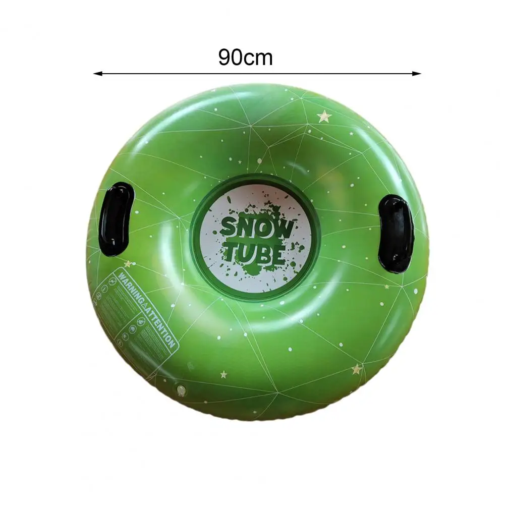 Ski Circle Inflatable Leakproof Thick Strong Sealing Snow Tube Snow Toy Kids Adults Heavy Duty Sled Toboggan For Outdoor
