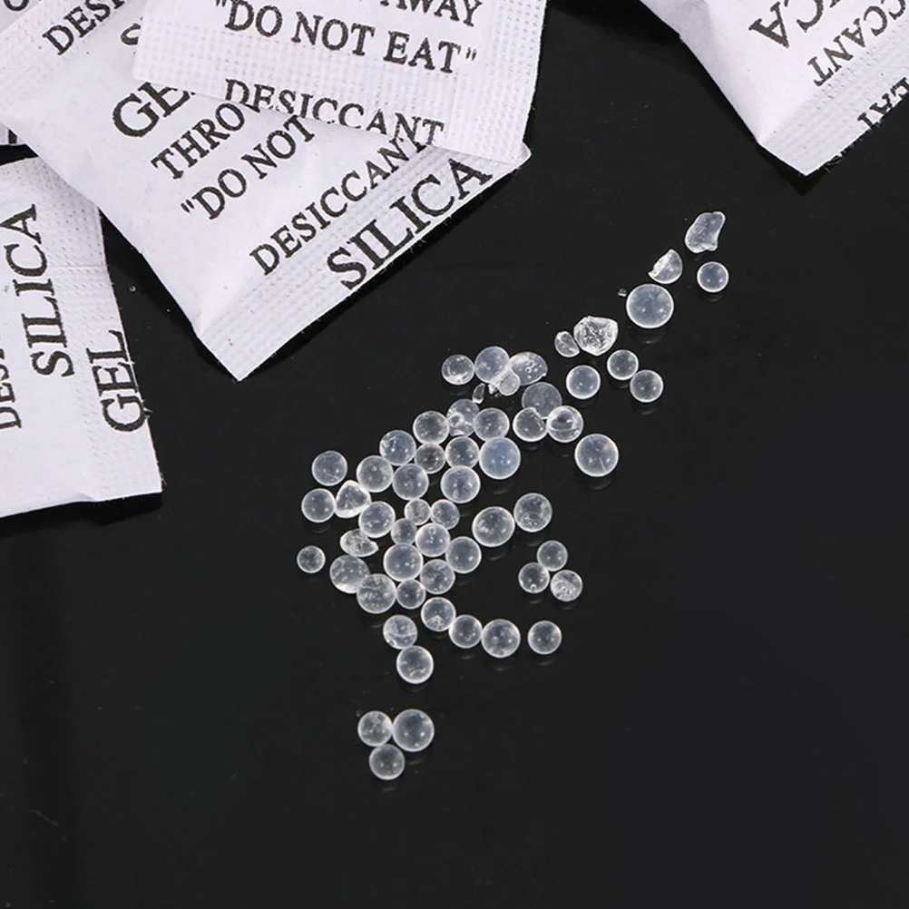 100 Pcs Silica Gel Desiccant Moisture Absorbing Bags Efficient Powder Absorbent Packets Absorbers Drying silica gel desiccant moisture absorber bag moisture absorbing bag