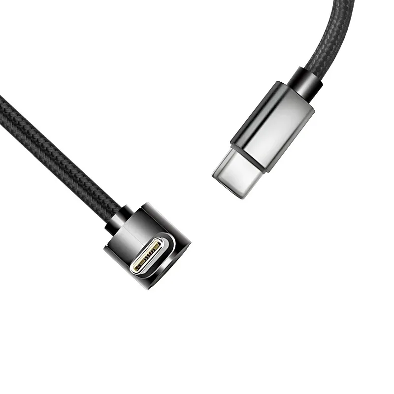 90도 엘보 타입-C 케이블 20V 3A 60W PD 고속 충전 타입 C - 타입 C (수-수) USB 타입-C 아이폰용 타입 C 퀵 와이어