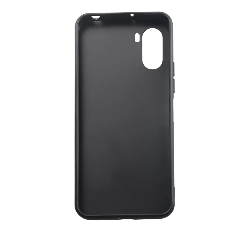 Black Soft Silicone Protective Phone Case - 6.6 Inch Premium Quality TPU Cover