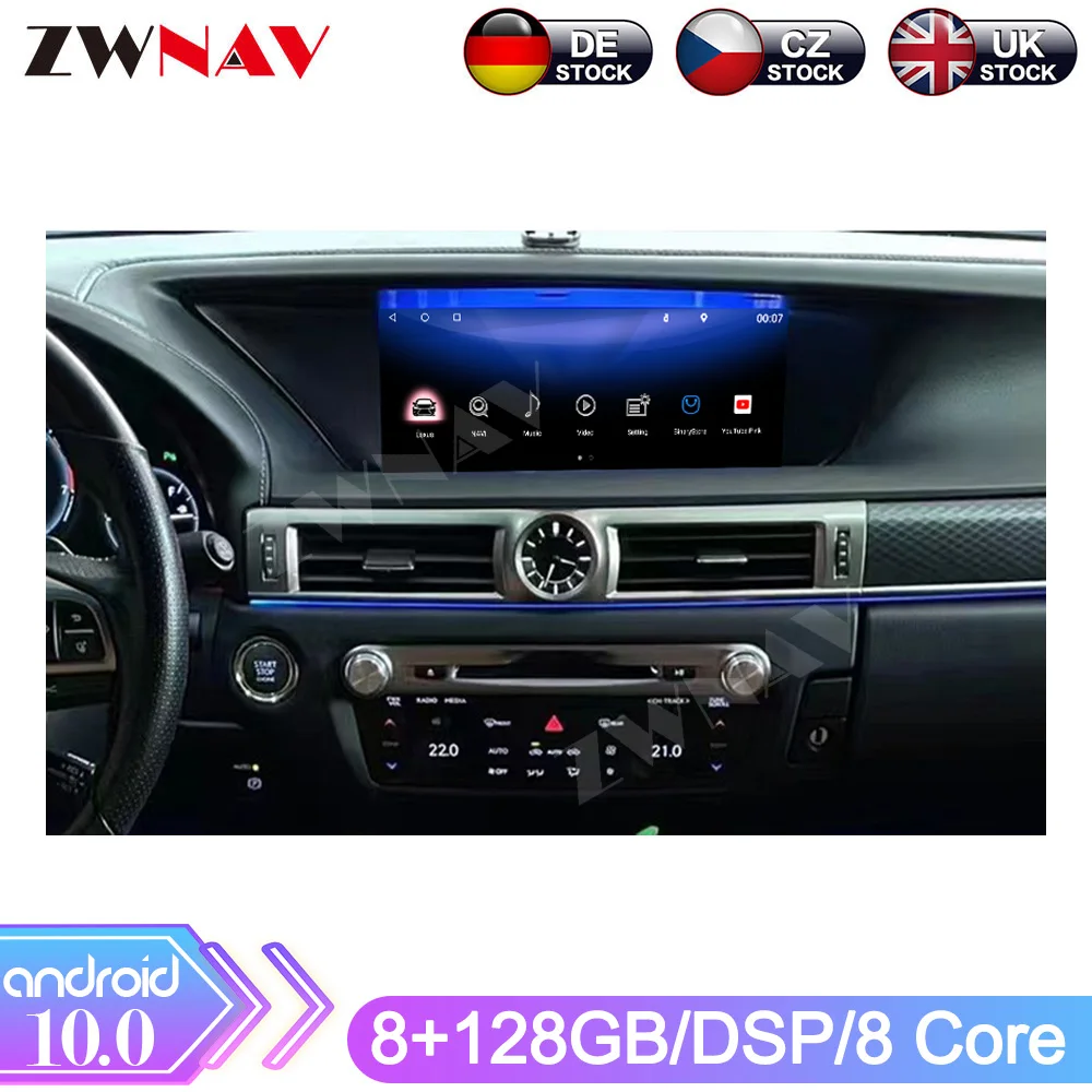 

12.3" Android Multimedia Player For Lexus GS 2012 2013 2014 2015 2016 2017 2018 Auto Car Radio Stereo GPS Navi 8 Core Head Unit