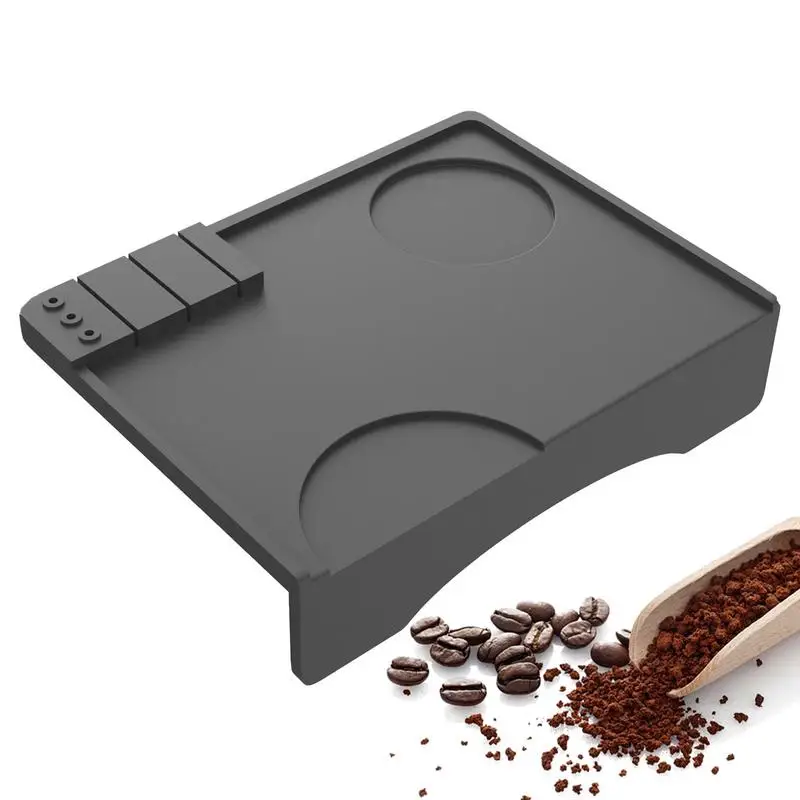Calor Resistente Espresso Tamping Mat, Portafilter Mat para Barista Machine, Food Grade, 7.6x5.7