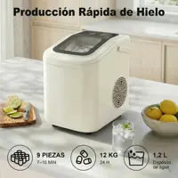 Machine à glaçons autonettoyante Homcom 12 kg/24h, 9 glaçons prêts en 7 minutes 4