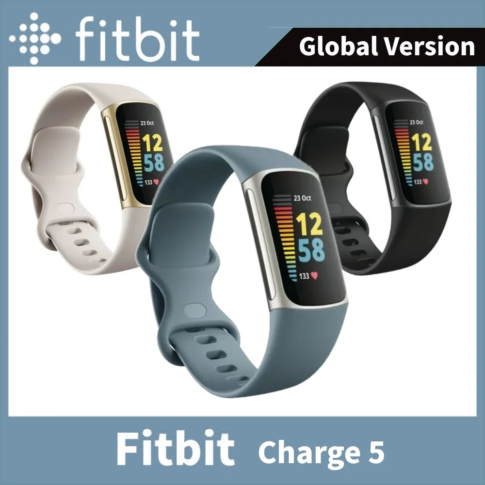 الأصلي ل Fitbit Charge 5 FB421Smart الفرقة للرجال النساء الساعات