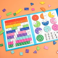1 Pcs Mathematical Teaching Aids For Students On The Magnetic Fraction Learning Board Addition And Subtraction Operations 1