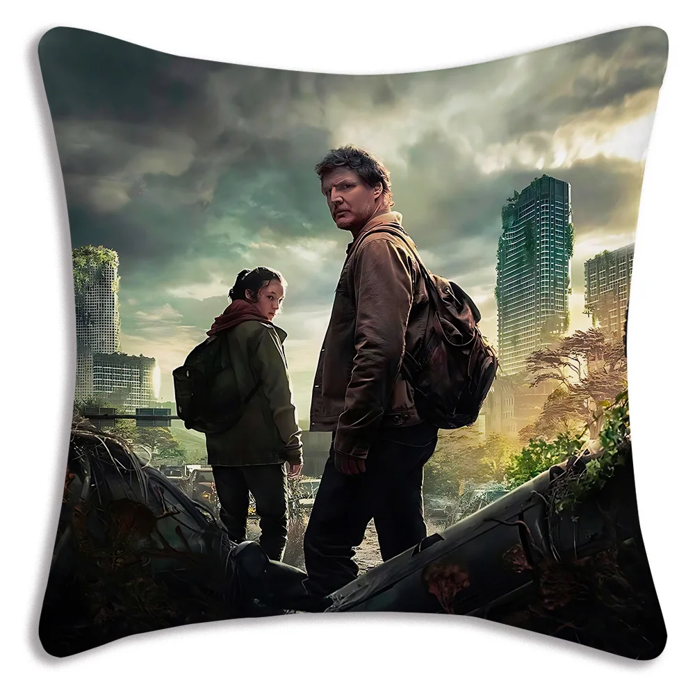 Game The Last of Us Pillow Covers Cartoon Sofa Decorative Home Double-sided Printing Short Plush Cute Cushion Cover 6