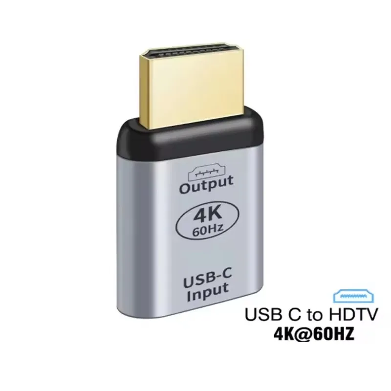 4K 60Hz High-Speed USB-C to HDMI Adapter – Plug & Play