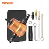 VEVOR Double Head Sheet Metal Nibbler Cutter 360 Degree Metal Nibbler Drill Attachment with Extra Punch and Die Cutting Hole 1