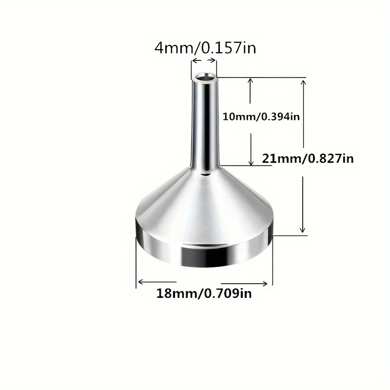 1/3/5pcs Refillable Perfume Bottle Funnel, Mini Perfume Travel Bottle Refillable, Bottom Fill Perfume Dispenser 5
