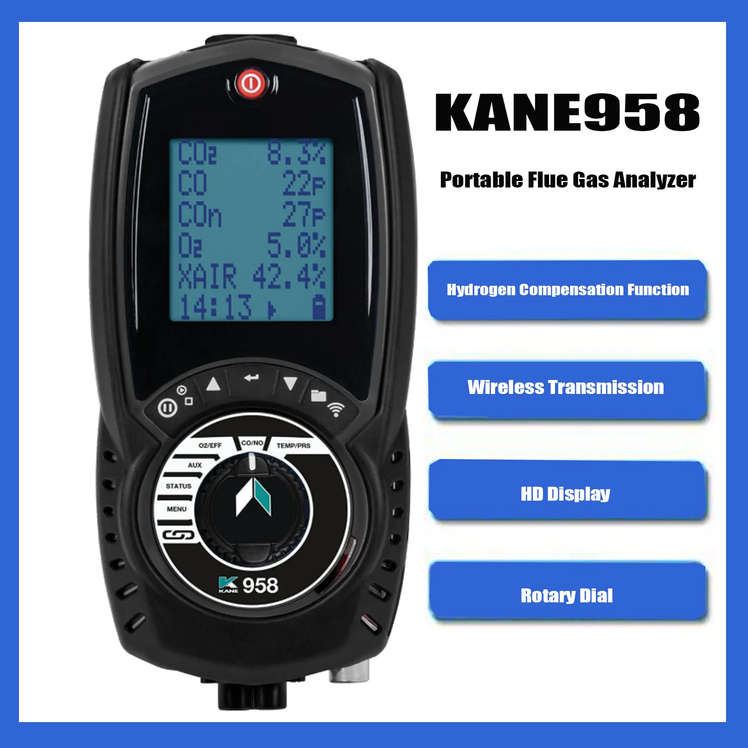 KANE 958 Portable Flue Gas Analyzer is a Perfect Replacement for