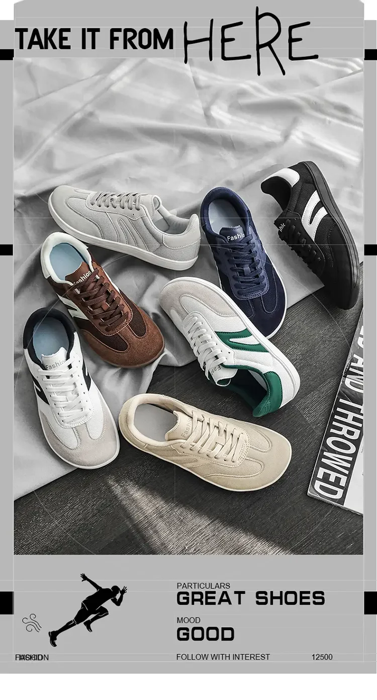 Unisex Barfuß-Laufschuhe mit Breiter Passform, Bestseller Sneakers für Paare mit Breiter Zehenbox – Detail 2