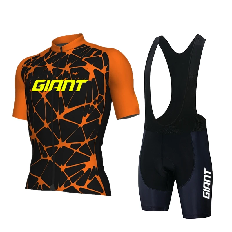 Summer GIANT Cycling Jersey Set Racing Bicycle Clothing Maillot Ropa Ciclismo MTB Bike Clothing Sportswear Cycling Suit cycling jersey cycling suit cycling jersey set