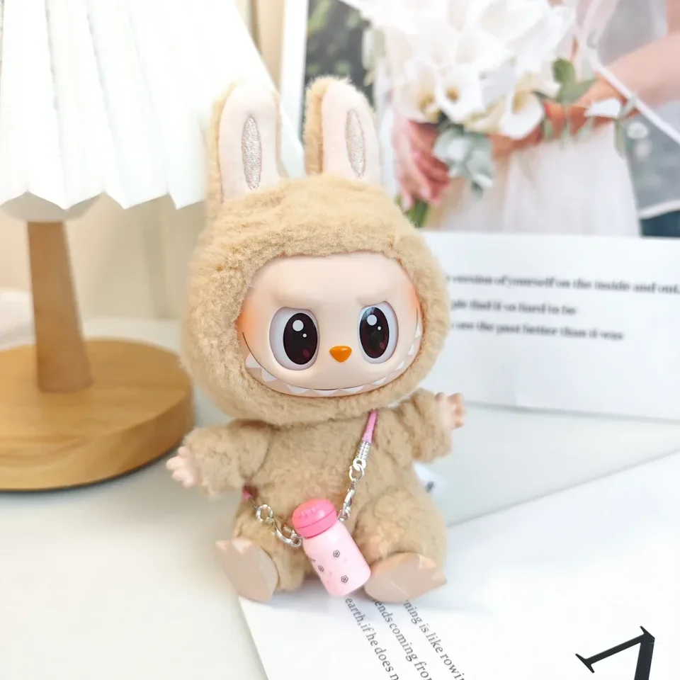 OSOFREE Vestiti Per Bambole Labubu 17 Cm - Set Abbigliamento Con Accessorio Fotocamera, Regalo DIY Per Bambini (Peluche Non Incluso, Modello A) - 4