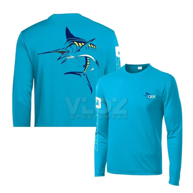 Oceanic Gear Fishing Shirts Long Sleeve Sun Protection Breathable