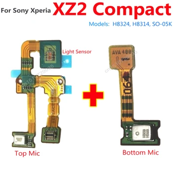 Miglior microfono funzionante per SONY Xperia XZ2 Compact H8314 H8324 SO-05 sensore di prossimità della luce XZ2C Mini Top Bottom Mic Flex Cable