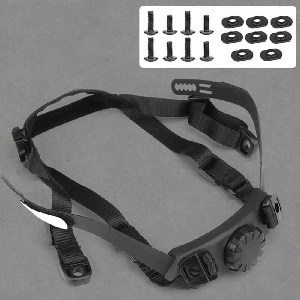Tactical Helmet Inner Suspension System Hunting CS Helmets Airsoft Head Lock Strap for HL-31 HL-32 Helmet Accessories tactical helmet adapter airsoft helmet pads tactical helmet accessories