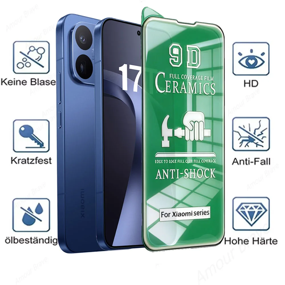 4PCS High-Quality Clear Ceramic Screen Protectors