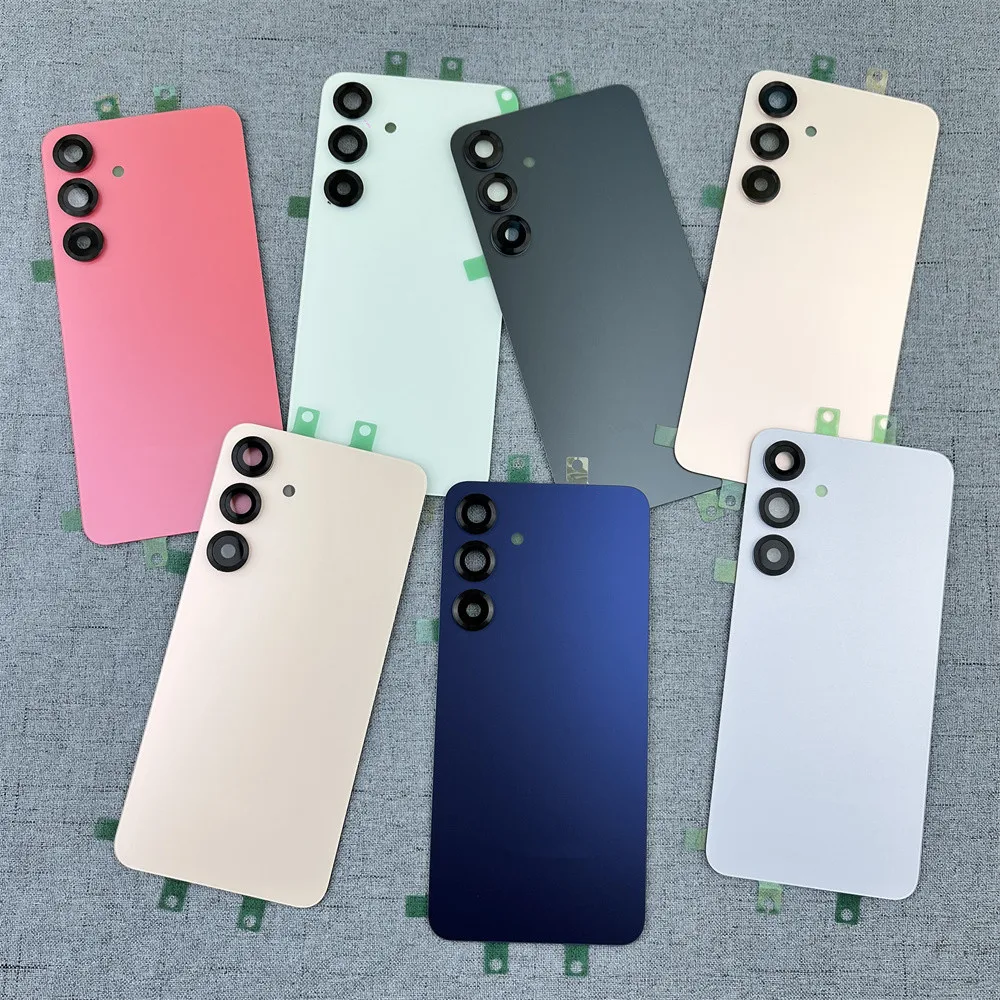 Premium Battery Glass Back Cover with Camera Lens Frame - Enhanced Rear Door Housing Replacement Part