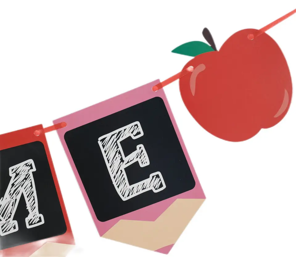 Bannière De Début D'École Heureuse Pour La Décoration D