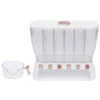 Six-Grid Dry Food Dispenser, Large Capacity Grain Storage Container, Removable Lid with Sealing Ring, 10kg/22.05lbs for Kitchens 5