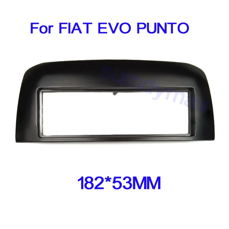 1 Din Car Radio Frame Per Fiat Evo Punto Stereo Dashboard Audio Frame Cd Trim Bezel Refitting Indash Car Radio Fascia