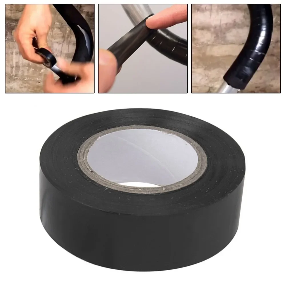 Description Picture 2 of item9m Handlebar Grip Repair Bar Finishing Tape Fits All Road Bikes Cycles Bicycle Handlebar Grip Repair Tape Black Cycling PARTS