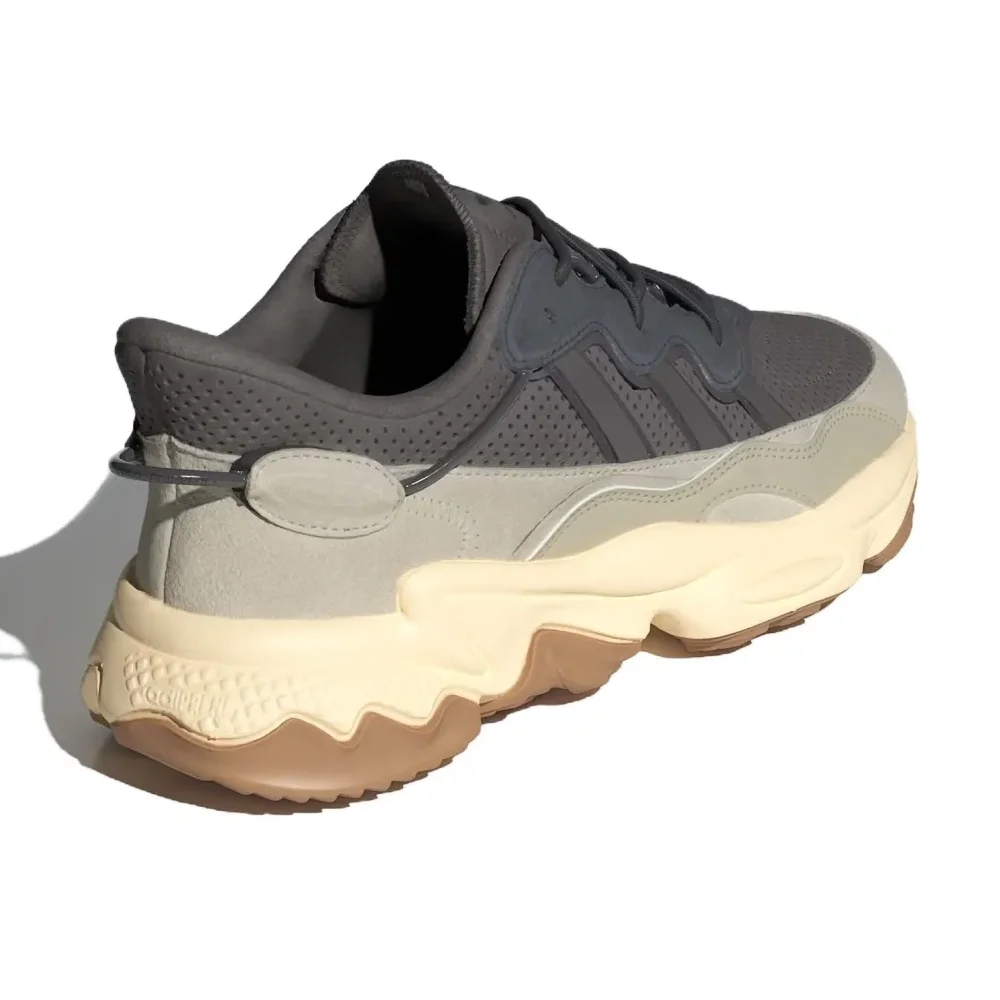 Adidas New Listing Gray Ozweego Fashion Low Top Casual Running Shock Absorbing Anti slip Men's and Women's Sneakers