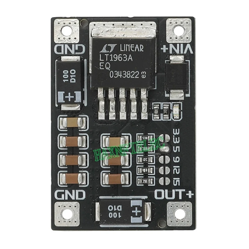 LT1963 1.5A DC 선형 조정 전원 공급 모듈 레귤레이터 LDO 보드 저드롭아웃 3.3V 5V 9V 12V 15V 출력