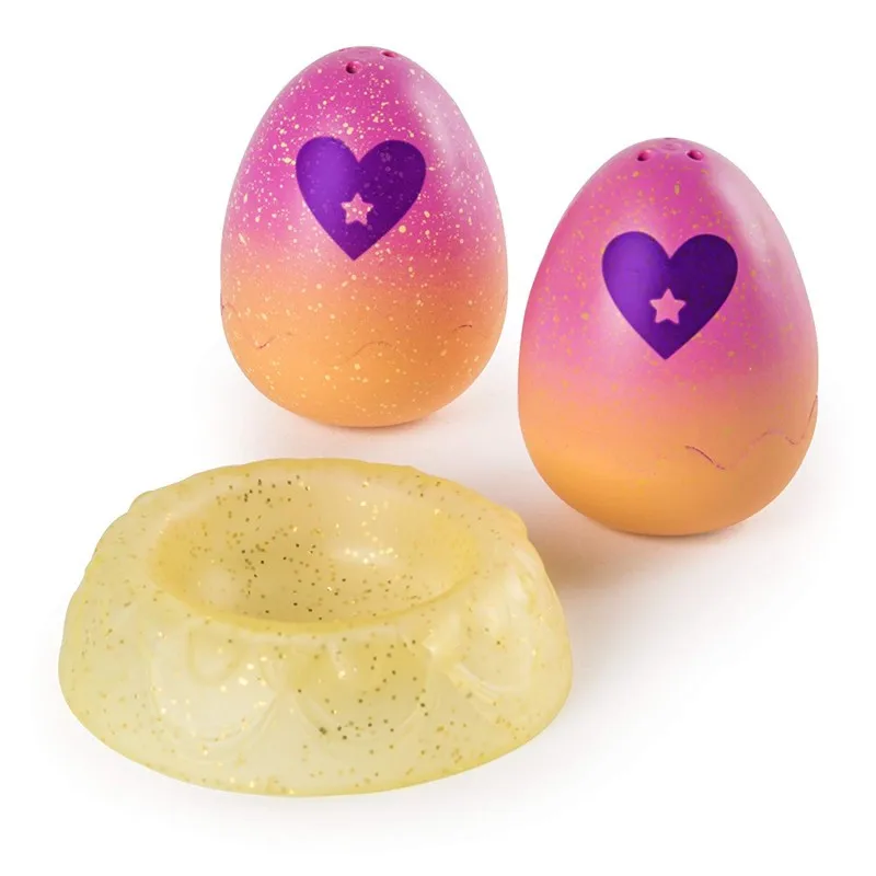 Фото Оригинальный S4 Hatchimals люк яркий 2 шт. искусственный мини питомец инкубационные яйца игрушки вращающиеся игрушки мастер для мальчиков и девочек Подарки №5