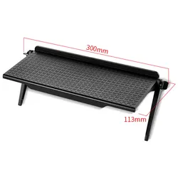 Adjustable Multi-Functional Storage Rack and Organizer (Black-Big)