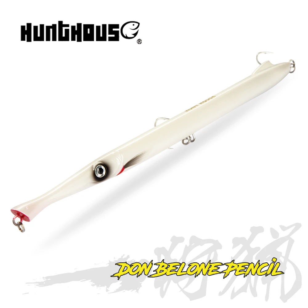 Hunthouse Schwimmender Bleistift-Angelköder 225 mm 23 g Long Casting Stickbait Pesca für Leerfish Bluefish Forellen-Angelgerät LW506
