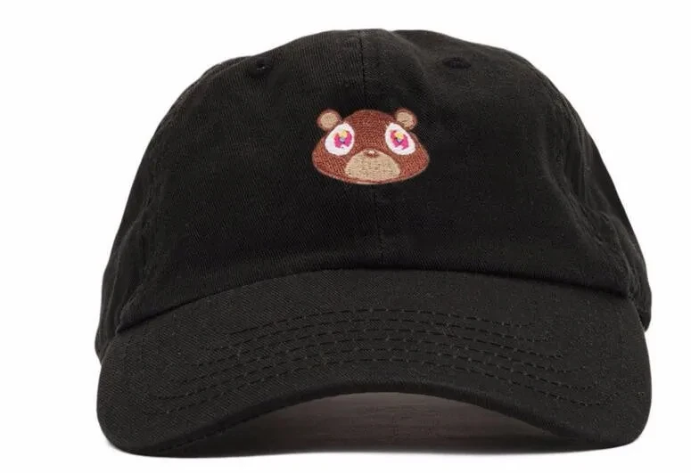 Kanye West Ye Bear Dad Hat Cartoon Little Bear Embroidery Baseball Cap Snapback Unisex Summer Outdoor Leisure Caps baseball caps baseball hat