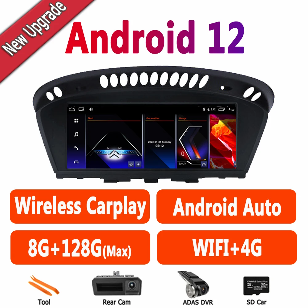 Android 12 Carplay Autoradio Car Multimedia Player Pantalla For