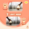 Duck Silicone Night Light for Children With Timer Usb Rechargeable Dimming Touch Lamp Sleeping Bedroom Cartoon Animal Decor Gift 4